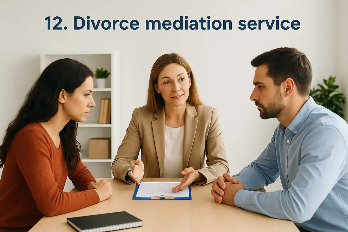 12. Divorce mediation service