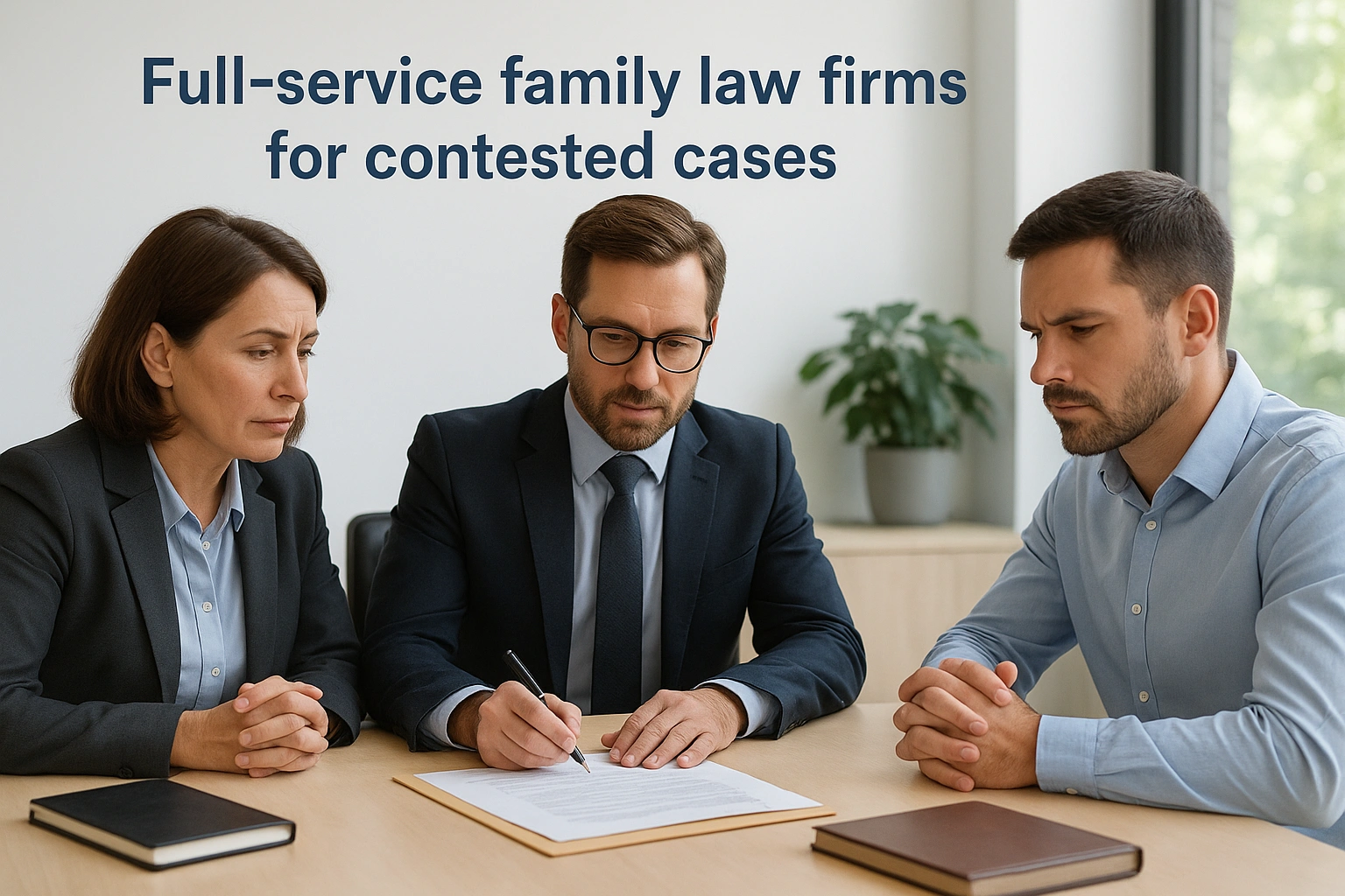 3. Full-service family law firms for contested cases