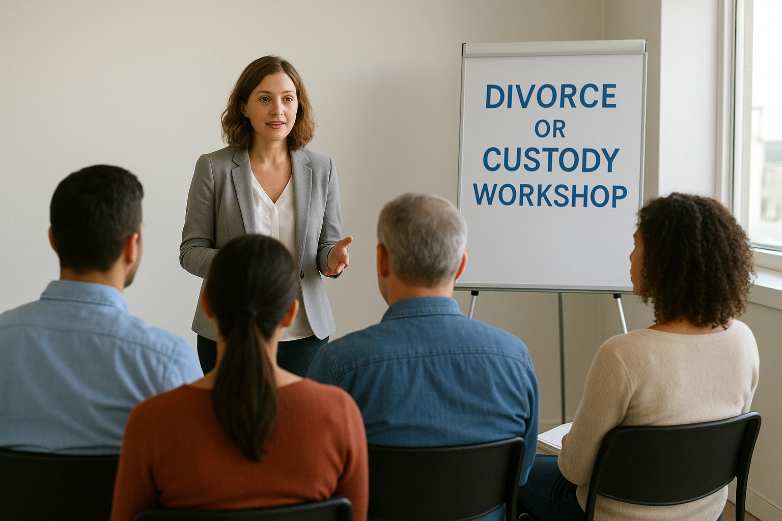 4. Attend a free divorce or custody workshop