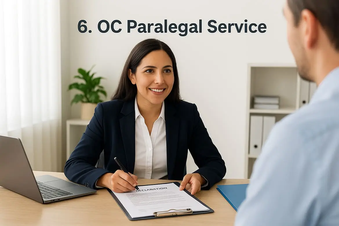 6. OC Paralegal Service