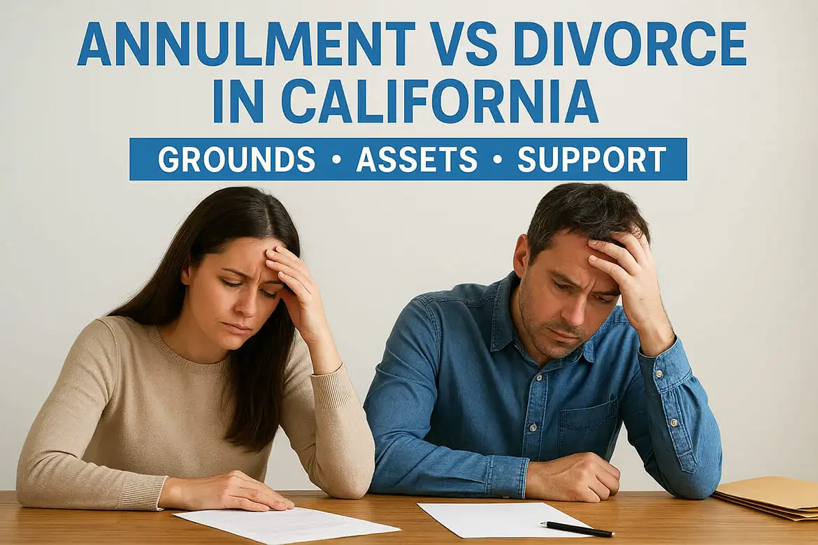 Annulment Vs Divorce In California