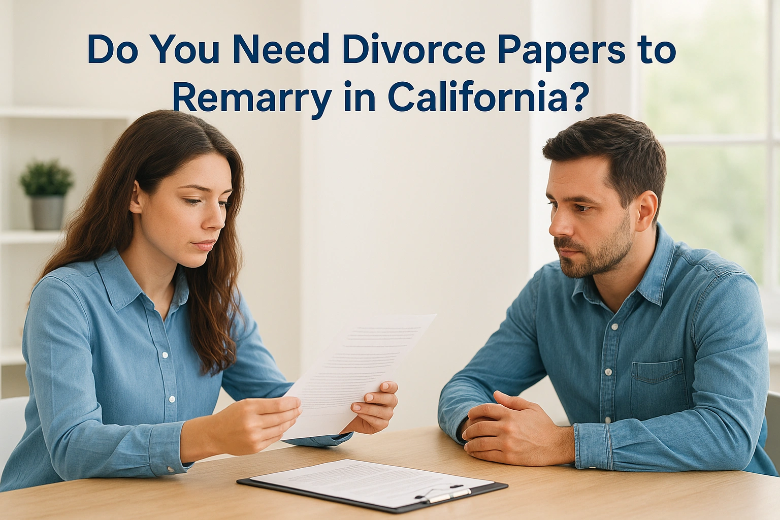 do-you-need-divorce-papers-to-remarry-in-california