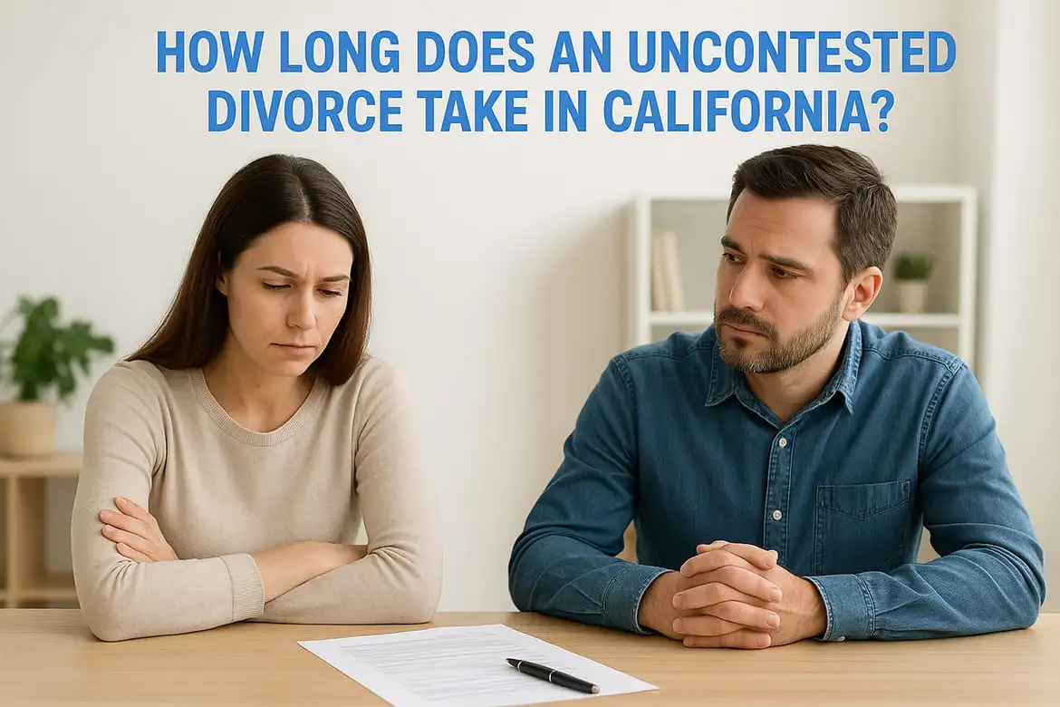 How Long Does An Uncontested Divorce Take In California