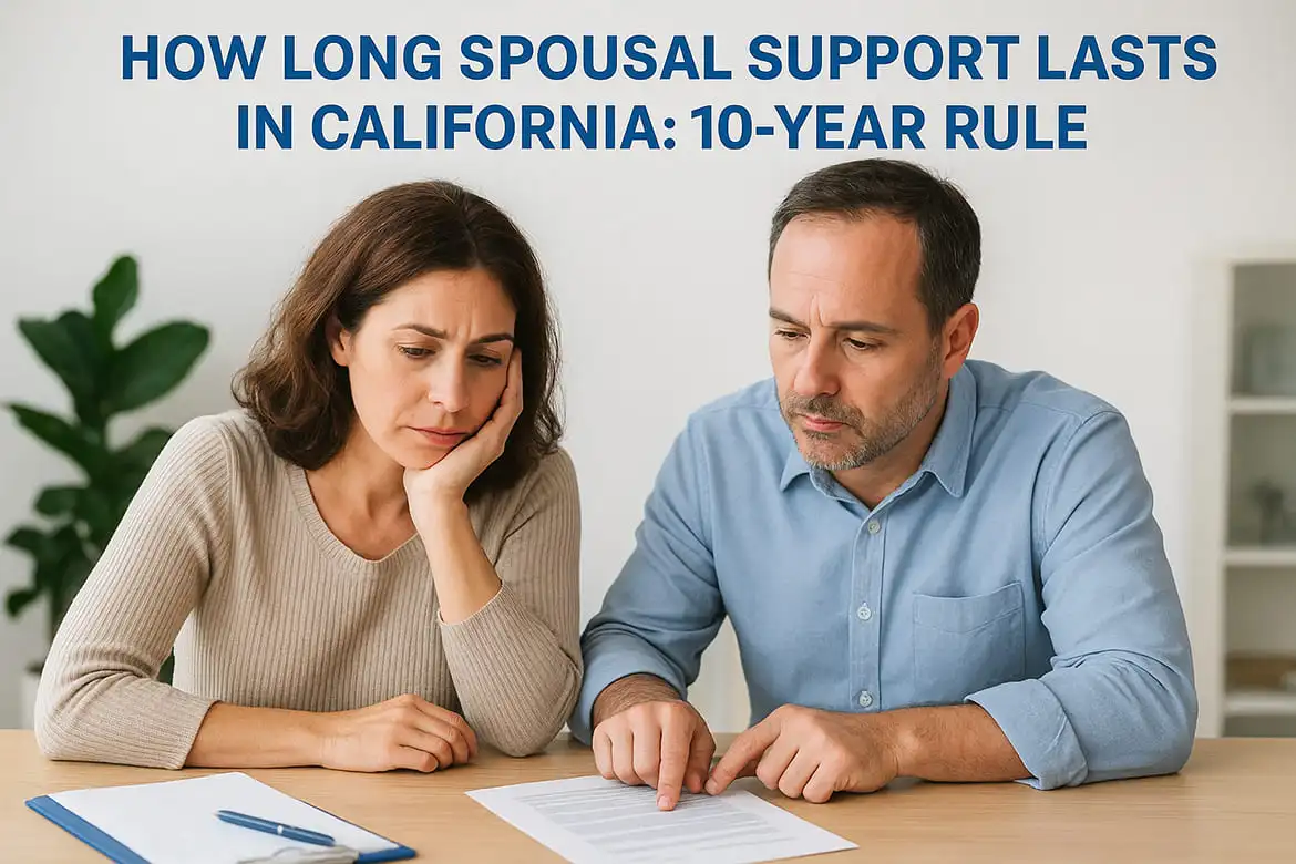 How Long Spousal Support Lasts In California