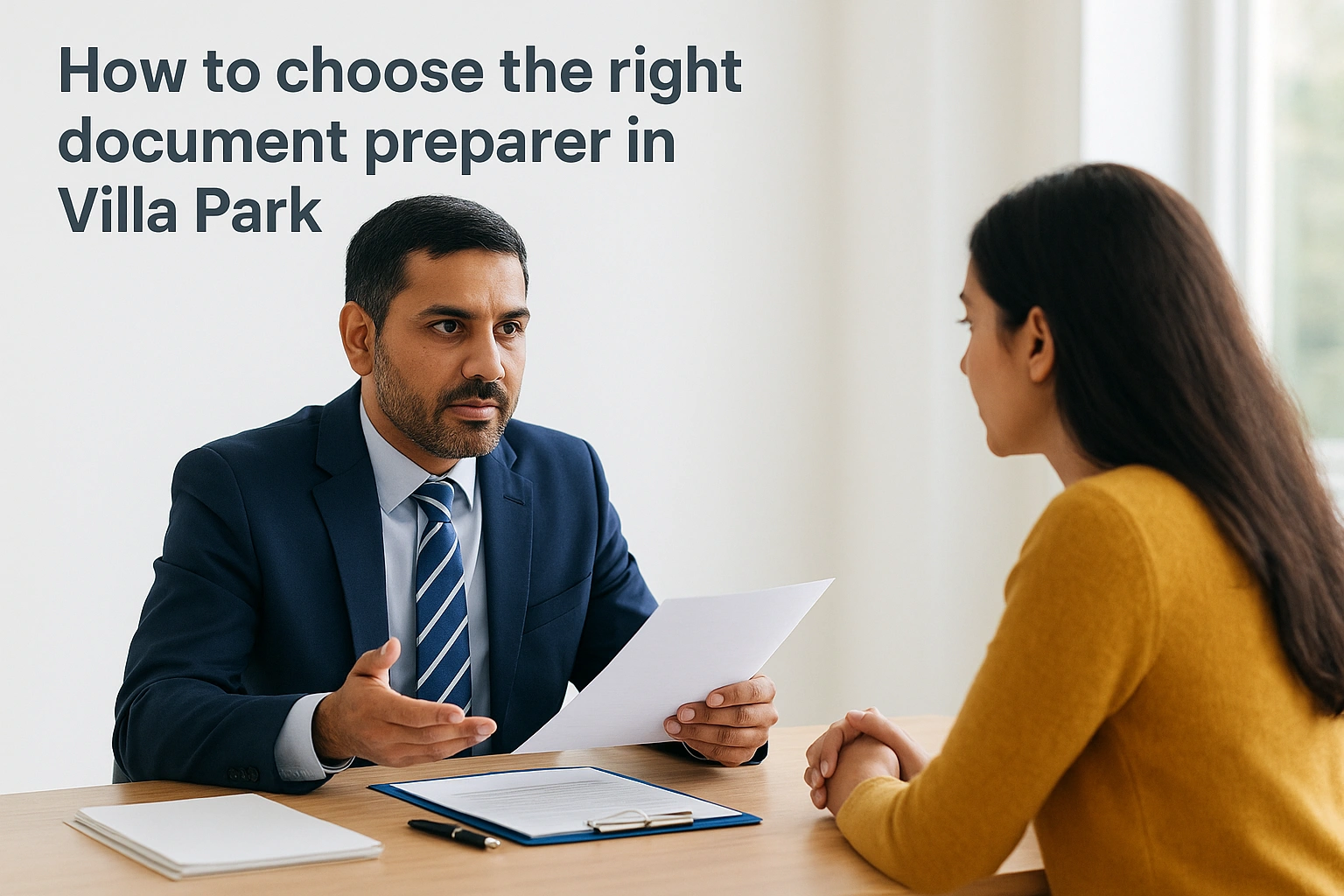 How to choose the right document preparer in Villa Park