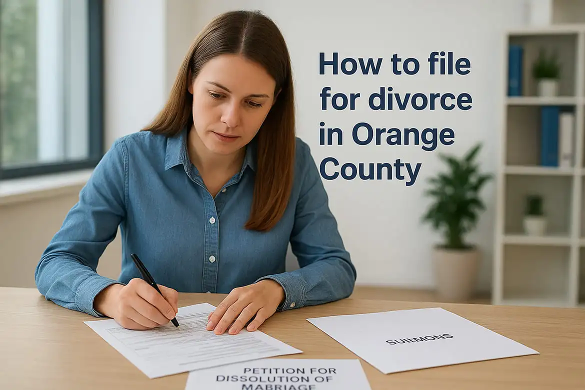 How to file for divorce in Orange County
