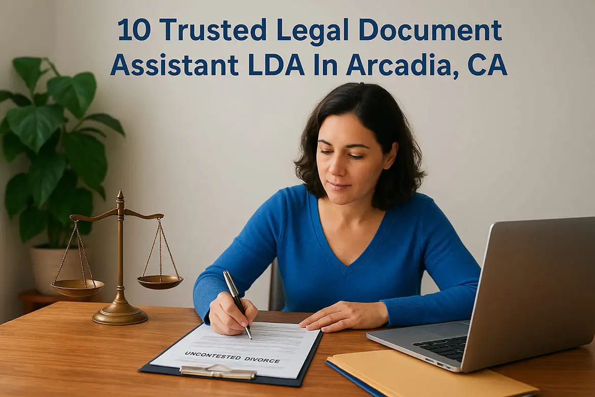 Legal Document Assistant LDA In Arcadia, CA