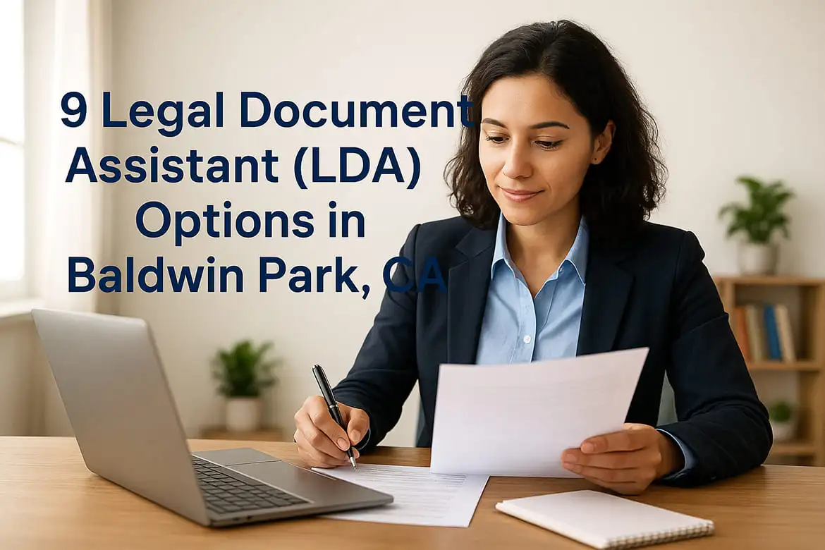 Legal Document Assistant Options In Baldwin Park CA