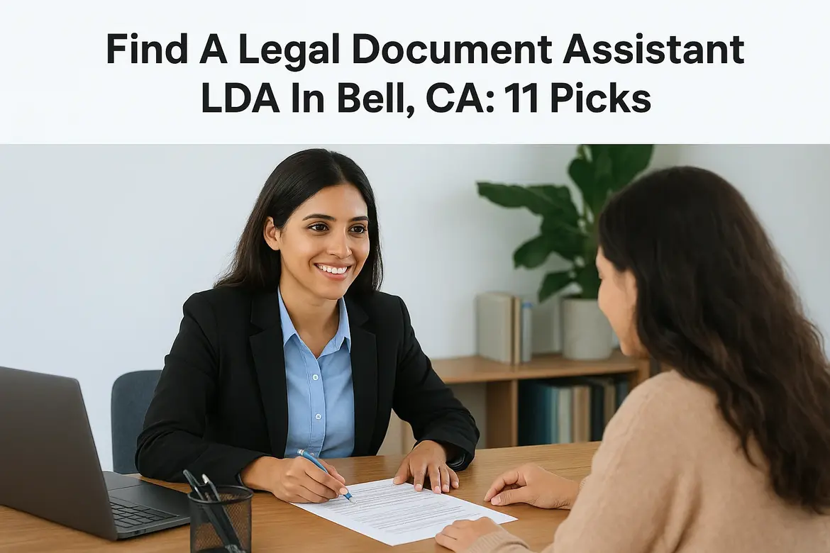 Legal Document Assistant LDA In Bell, CA