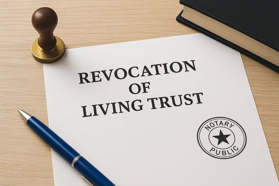 Revocation Of Living Trust