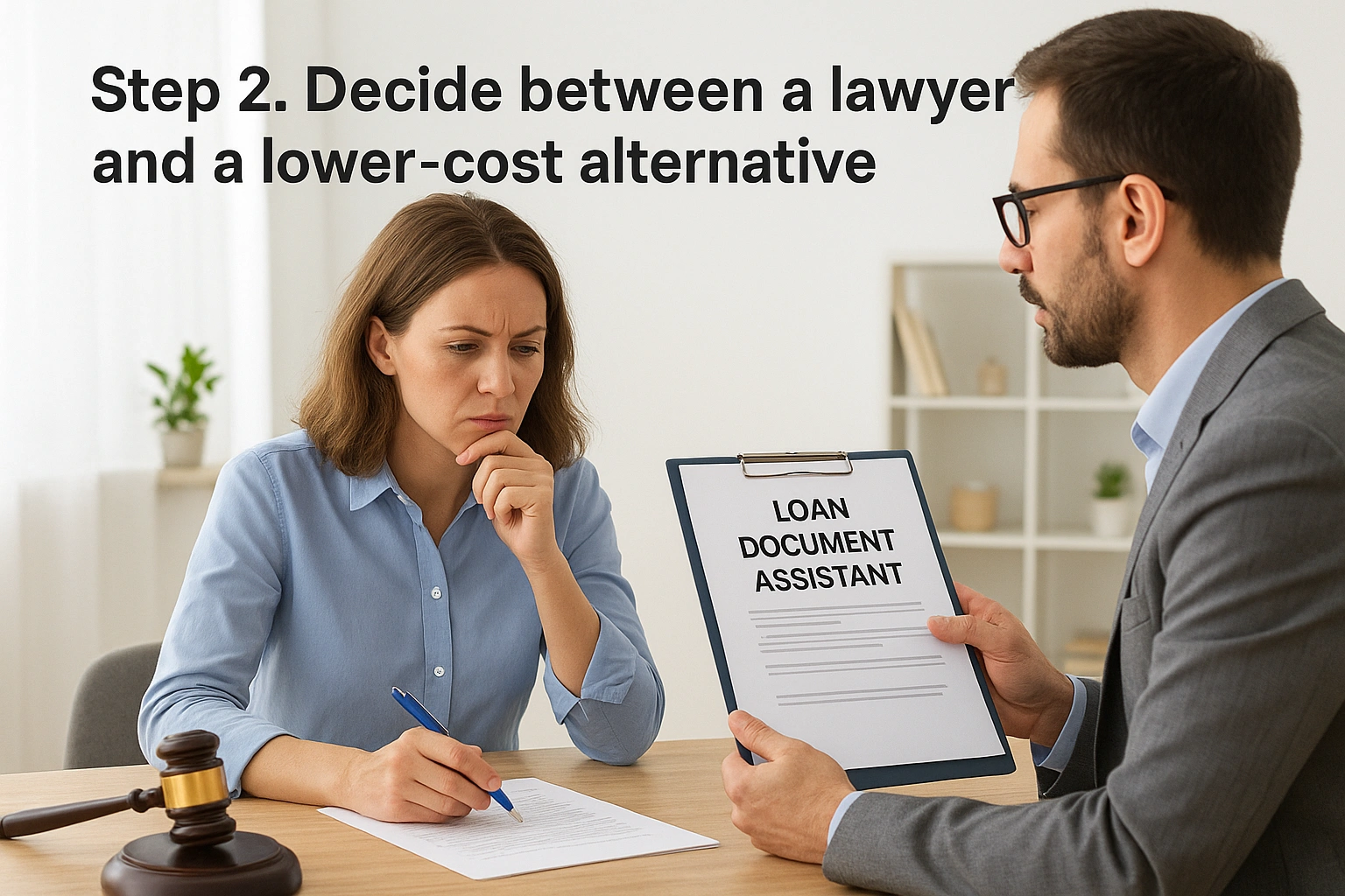 Step 2. Decide between a lawyer and a lower-cost alternative