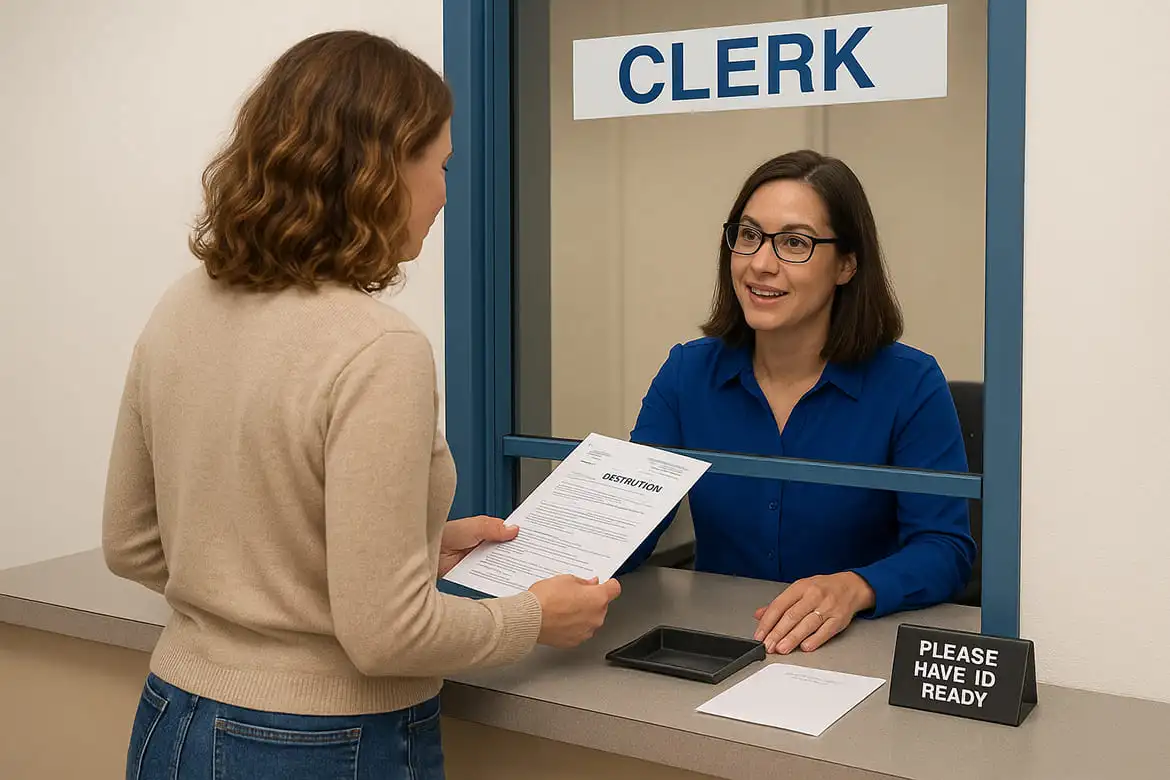 What to expect at the clerk's window
