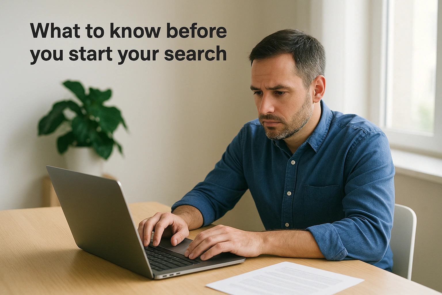 What to know before you start your search